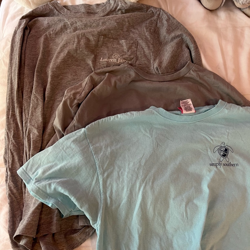 pack of 3 t shirts-various sizes-